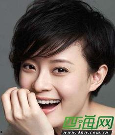 短发女明星网红,时尚潮流的引领者